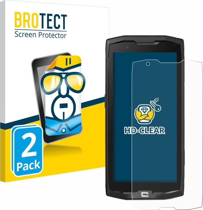 Actual product image BROTECT Screen Protector Clear (2 Piece, Crosscall Core X4)