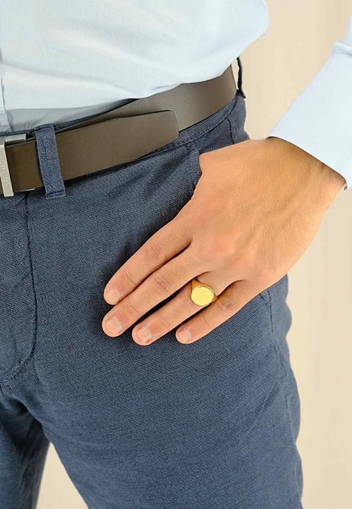 Immagine prodotto Muau Anello a disco (54, Oro 750/18 K)