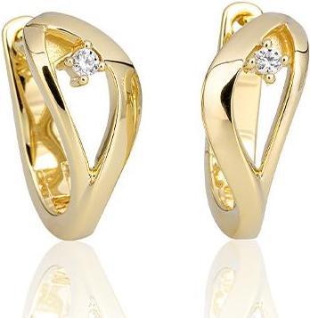 Actual product image Breuning EAR CUTLERY - BRILL. 0,05 Ct. H/si (750/18 K Gold)
