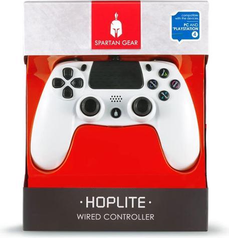 Produktbild Spartan Gear PS4 Controller Hoplite wired white kompatibel mit PC und PS-4 (PS4, PC)