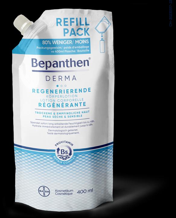 Produktbild Bepanthen Derma Regenerierende Körperlotion - Nachfüllbeutel (Körperlotion, 400 ml)