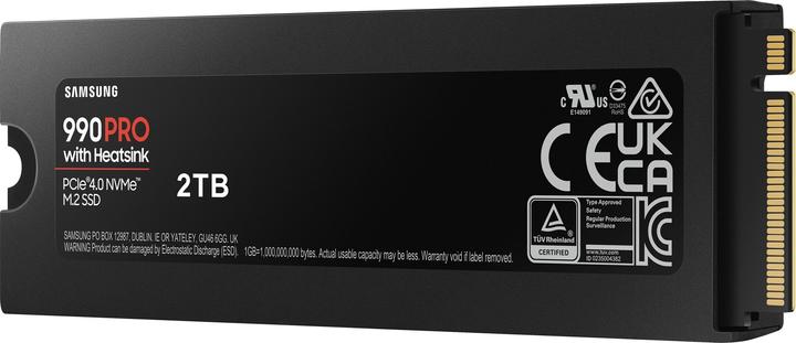 Actual product image Samsung 990 Pro mit Heatsink MZ-V9P2T0GW (2000 GB, M.2 2280)