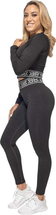 Actual product image Better Bodies Rib Seamless Leggings Black Melange (XS)