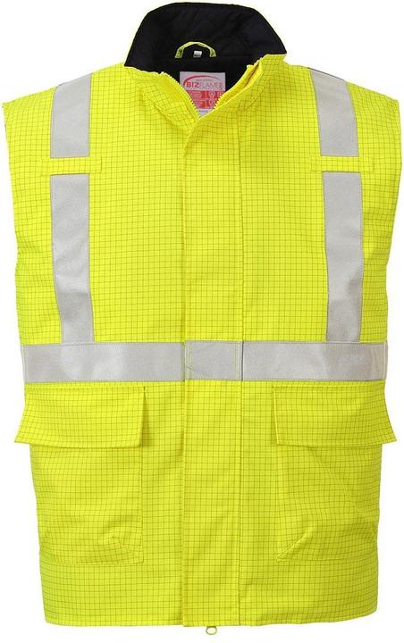 Produktbild Portwest Mens Hi-Vis Bizflame Rain Anti-Static Gilet (M)