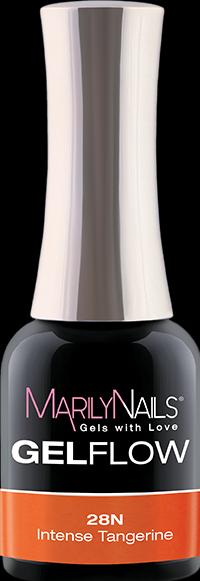 Immagine prodotto Marily Nails GELFLOW - 28N Mandarino intenso (Mandarino intenso, Vernice UV gel)