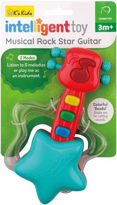 K´s Kids KSKIDS Musikalische Rockstar-Gitarre