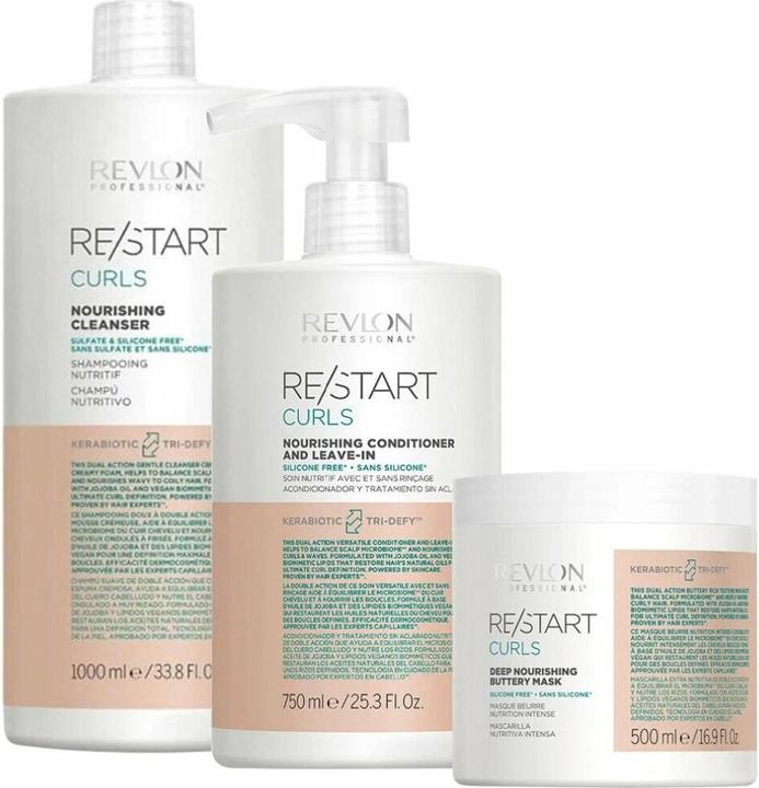 Produktbild Revlon Professional Curls Nourishing Cleanser (1000 ml, Flüssiges Shampoo)
