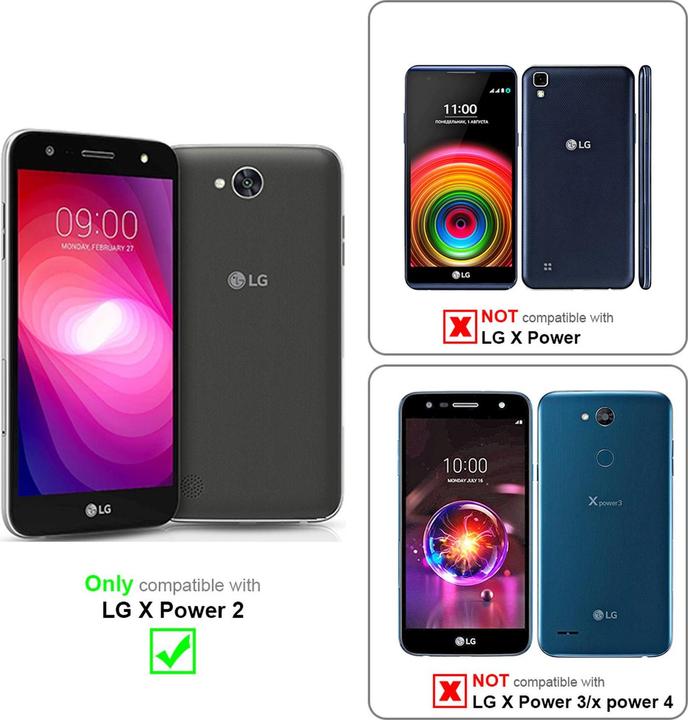 Productafbeelding Cadorabo Boek Luxe Omslag (LG X Power 2)