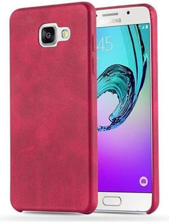 Actual product image Cadorabo Hard cover faux leather with texture (Samsung Galaxy A3)