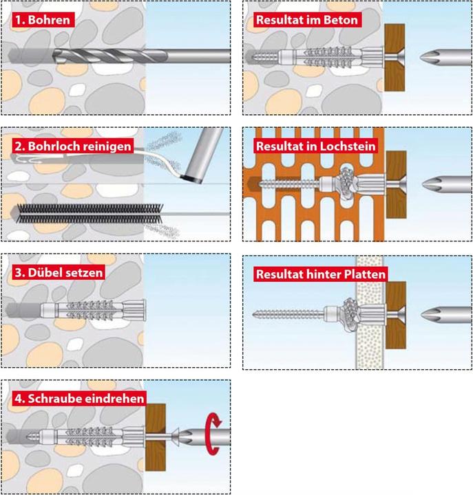 Actual product image Tox All-purpose dowel (100 pcs.)