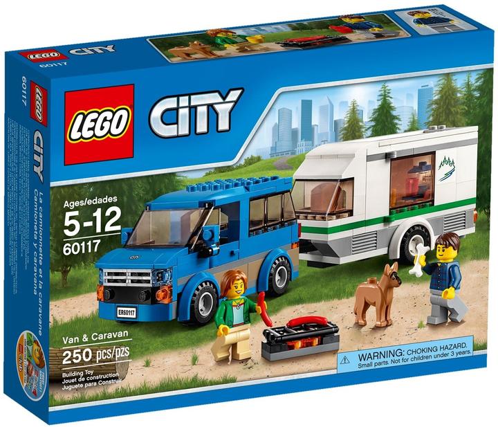 Produktbild LEGO City Van & Wohnwagen (60117, LEGO City)