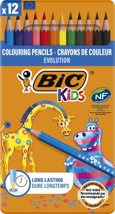 Produktbild Bic Kids Farbstifte Evolution (Mehrfarbig, 12 x)