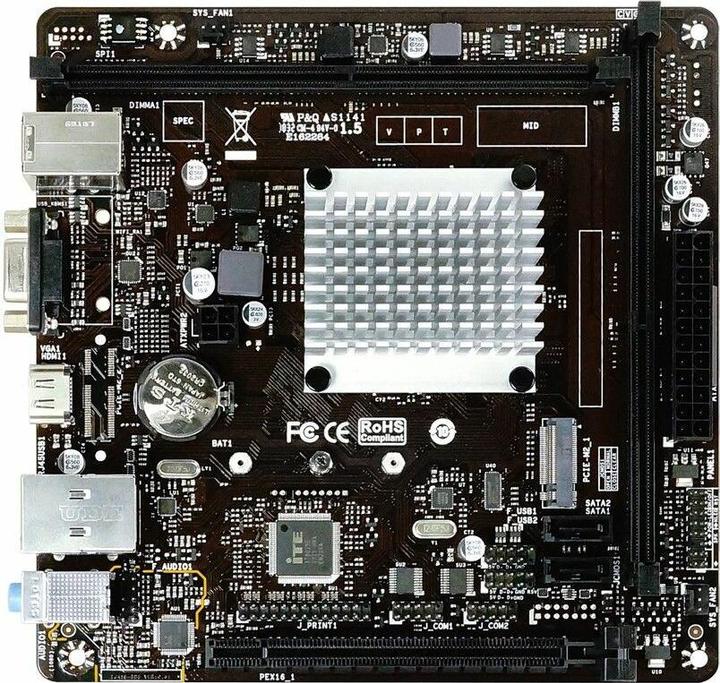 Produktbild Biostar J4125NHU (BGA 1090, Intel SoC, Mini-ITX)