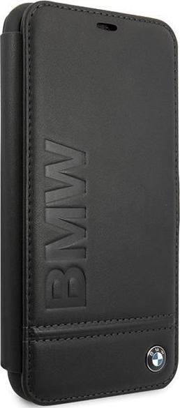 Actual product image BMW Logo Imprint - Apple IPhone 11 Pro Max - Leather Hard Cover Case Protective Cover Sleeve (Apple iPhone 11 Pro)