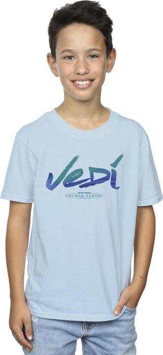 Image du produit Star Wars - T-shirt OBI-WAN KENOBI JEDI PAINTED FONT - Garçon (128)