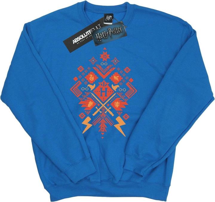 Actual product image Mens Christmas Fair Isle Sweatshirt (XL)