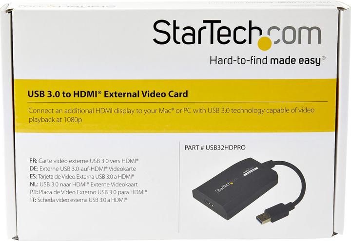 Actual product image StarTech USB 3.0 To HDMI Video Adapter (HDMI, 9 cm)