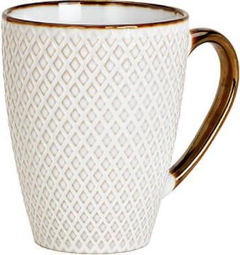 Immagine prodotto Beanarella Tazza in gres con motivo a scacchiera, design 2 (300 ml)