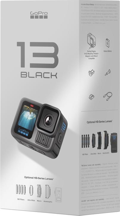 Actual product image GoPro HERO13 Black (60p, Bluetooth, Wi-Fi)