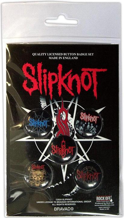 Actual product image Slipknot Tribal S Badge (Pack of 5)