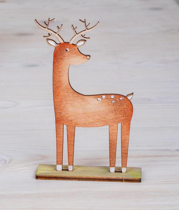 Immagine prodotto Rayher Kit di incastri in legno, animali della foresta, 45 pezzi.