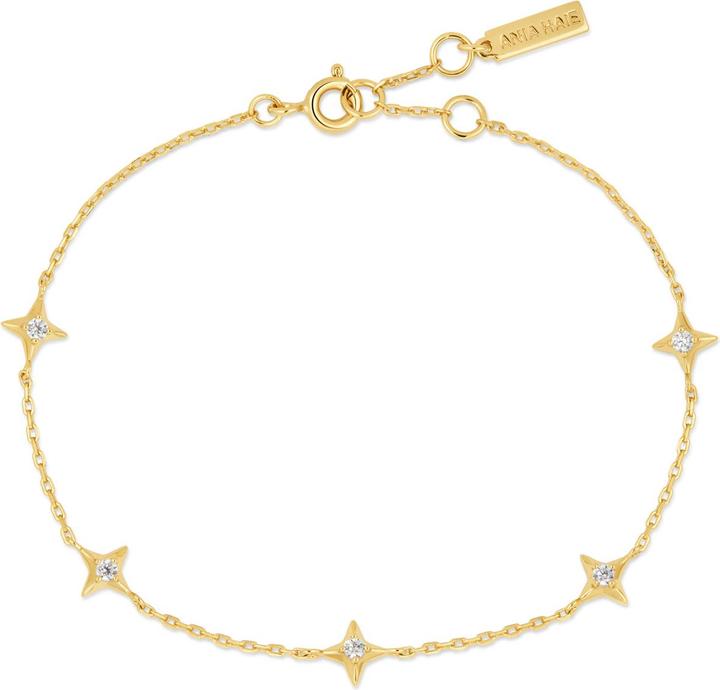 Immagine prodotto Ania Haie Bracciale Gold Stars Station (16.50 cm, Argento 925)