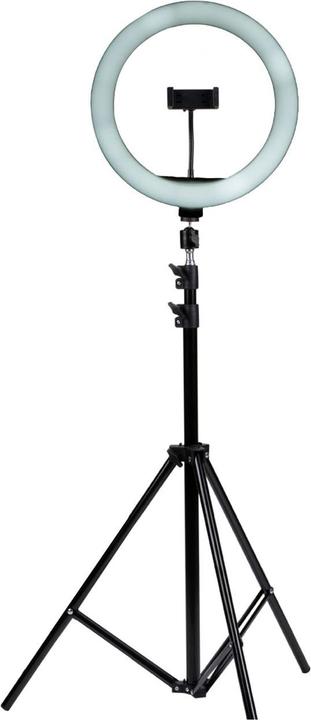 Actual product image Grundig XXL LED ring light with smartphone holder (Ring light)