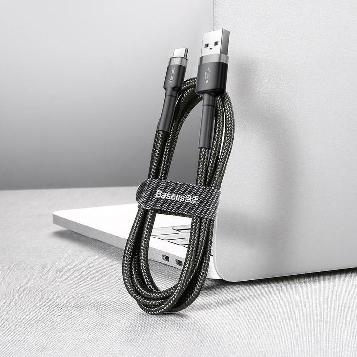 Actual product image Baseus Cafule USB A – USB-C (3 m, USB 2.0)