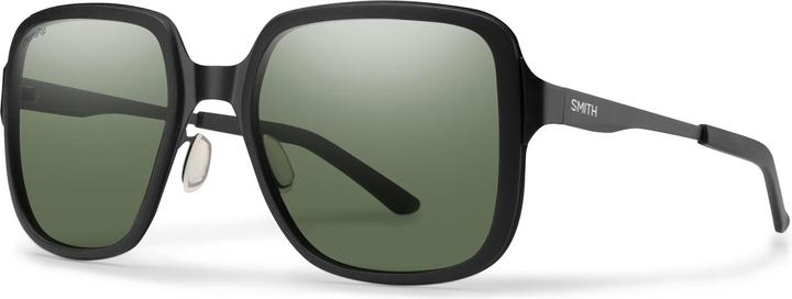 Smith Aveline (Noir mat, gris polarisé vert)