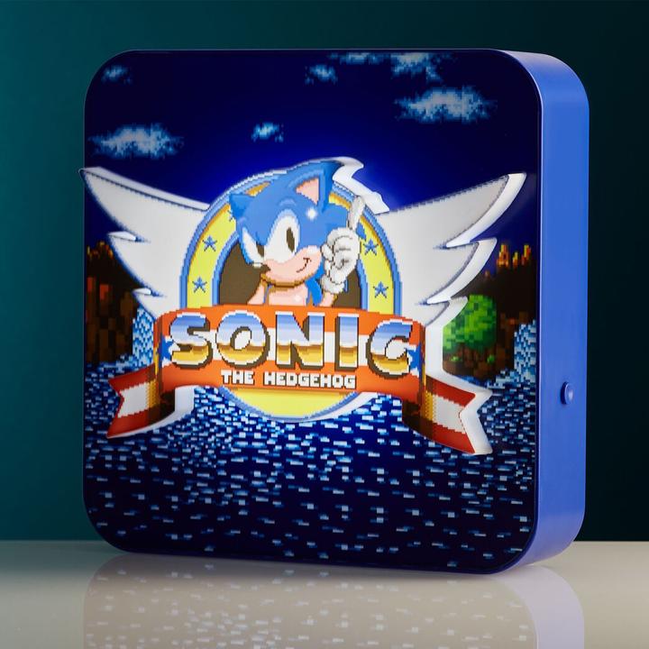 Actual product image Numskull SEGA - Lampe de bureau / Applique murale 3D Sonic the Hedgehog