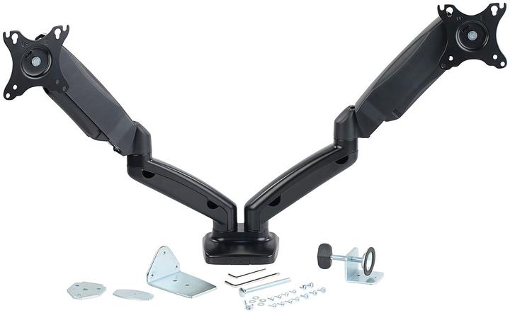 Produktbild General Office Gasgefederter Doppel-Monitor-Schwenkarm (Tisch, 27.17")