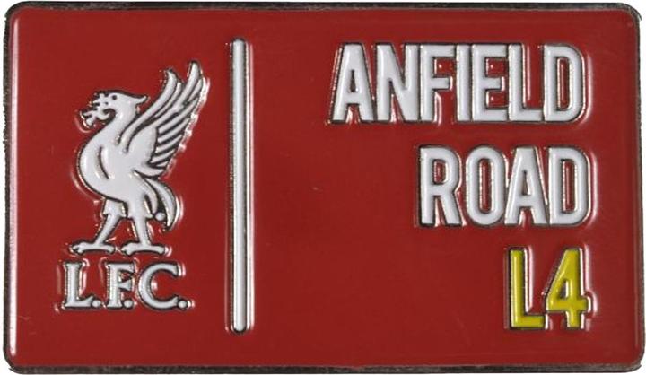 Produktbild Score Draw Abzeichen Anfield Road L4 Metall Nadel