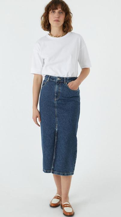 Actual product image La Redoute Collections Denim skirt (38)