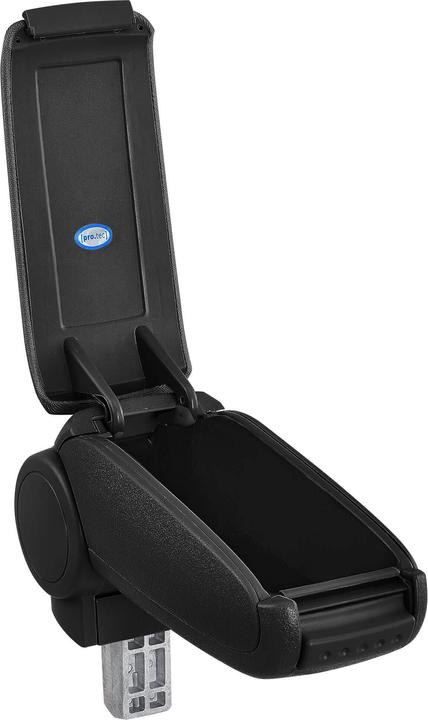 Produktbild Pro-Tec Mittelarmlehne Fiat 500L mit Staufach Kunstleder Schwarz mit roten Nähten