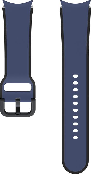 Samsung Bracelet sport Two-tone Sport Band Navy Blue (Fluoroélastomère, Galaxy Watch 4, Galaxy Watch 5 Pro)