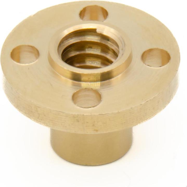 Actual product image Purecrea TR8 Trapezoid Nut Brass Pitch 2mm