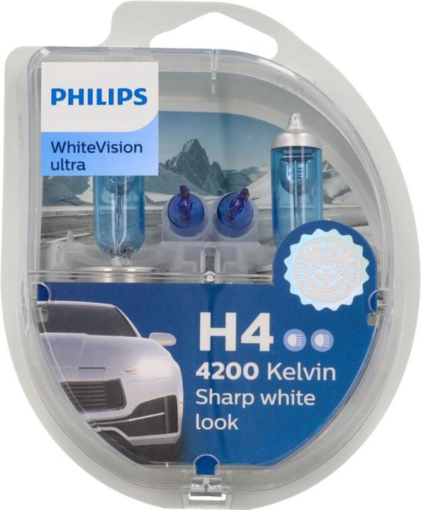 Image du produit Philips H4 WhiteVision ultra (H4)
