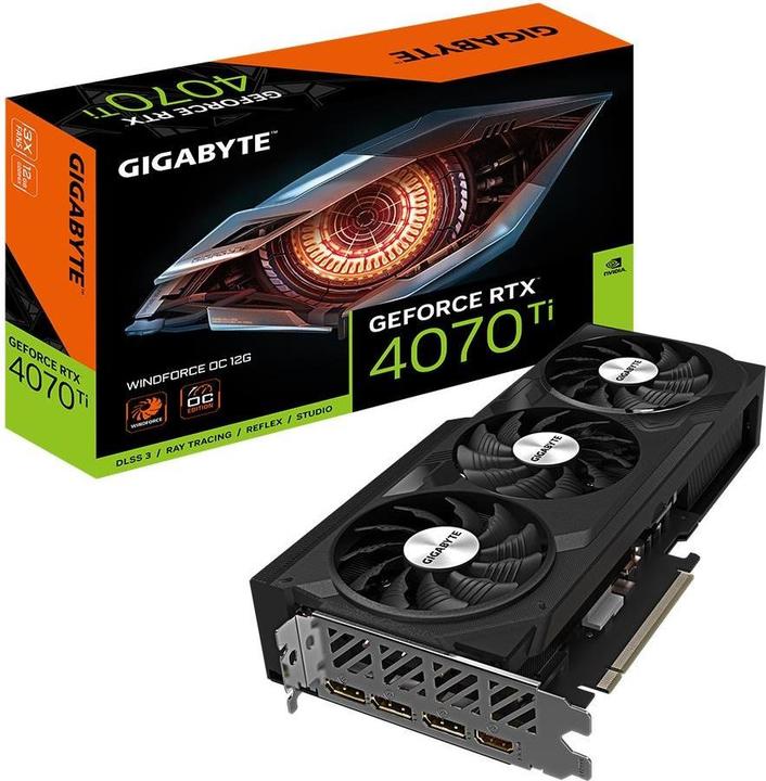 Image du produit Gigabyte GeForce RTX 4070 Ti WINDFORCE OC (12 Go)