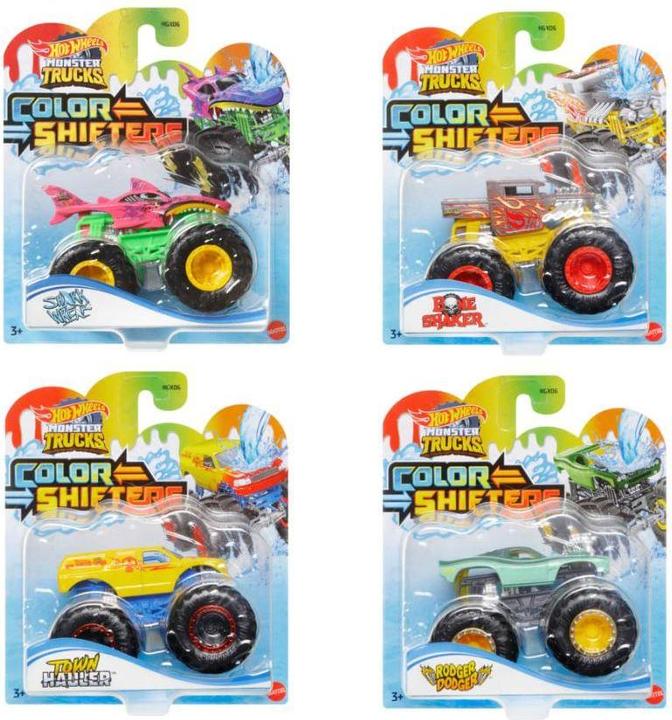 Immagine prodotto Hot Wheels Monster Trucks Color Shifters 1:64