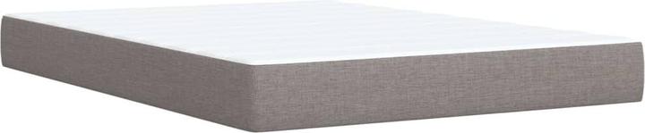 Actual product image VidaXL Box spring bed with mattress bed Double bed Upholstered bed Taupe 140x200cm (140 x 200, 140 x 200)