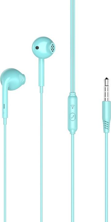 Actual product image xO EP28 Wired Earbuds (Green) (No noise cancelling, Cable)