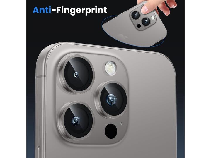Actual product image Screenguard Camera Lens Protector Protective Glass Apple iPhone 16 Pro (1 Piece, Apple iPhone 16 Pro)