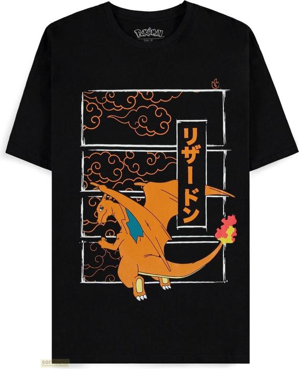 Actual product image Difuzed Pokémon - Charizard Men's Short Sleeved T-shirt - L (L)