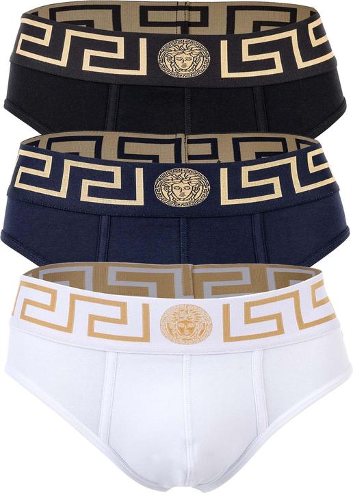 Dark Blue, White, Black
