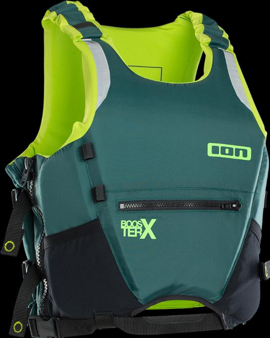 Actual product image ION Vest Booster X Side Zip unisex - seaweed (50 C)