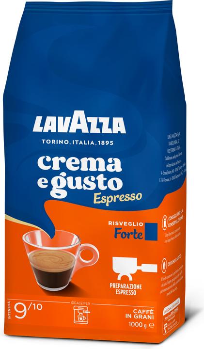 Immagine prodotto Lavazza Kawa ziarnista Crema e Gusto Forte 1 kg (1000 g, Tostatura media)