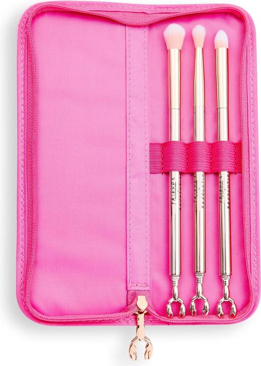 Immagine prodotto Makeup Revolution 3-Teiliges Pinsel-Set - X Friends - Lobster Brush Set (Set)