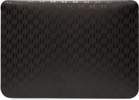 Actual product image Karl Lagerfeld Sleeve KLCS14SAKHPKK 14" czarny/black Saffiano Monogram Ikonik (14")
