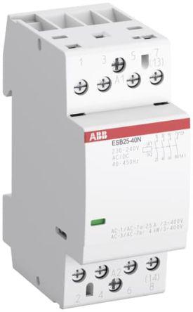 Actual product image ABB ESB40-22N-06 ESB Power contactor / 230 V ac/dc coil, 2 -pole 2 NO + 2 NC / 40 A, Si