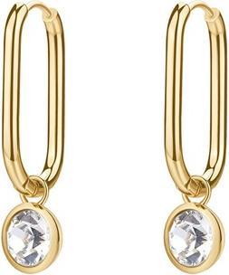 Immagine prodotto Brosway Oval Gold-Plated 2in1 Earrings With Symphonia Crystal Bym194